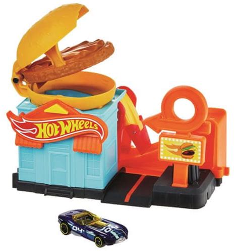 Hot Wheels City Építs egy várost Hamburgeres üzlet MALL HU