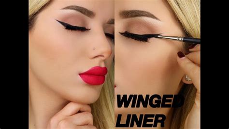 How To Perfect Winged Liner طريقة رسم الكحل المجنح Sally Shamoun Youtube