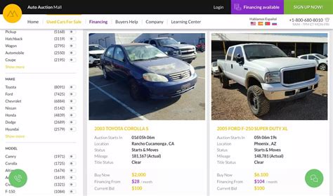Tr Mites Para Comprar Un Carro En Subastas En California