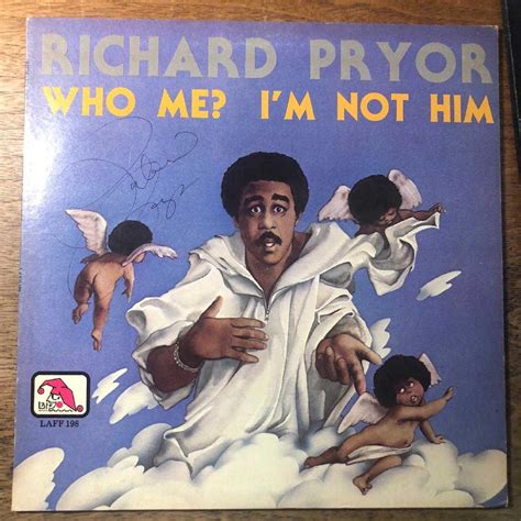 Signed Richard Pryor Who Me Album