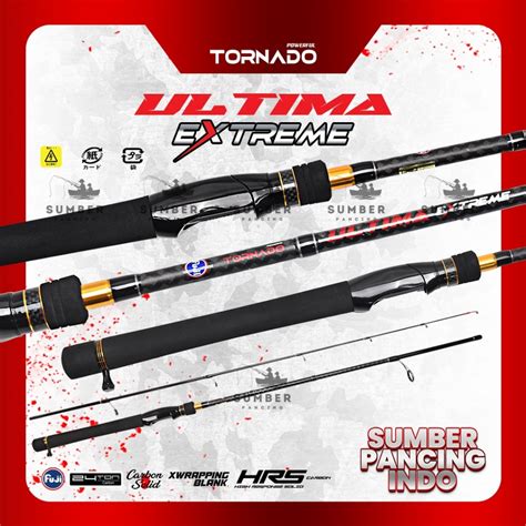 Jual TORNADO Joran Pancing Spinning ULTIMA EXTREME 168cm 180cm Carbon