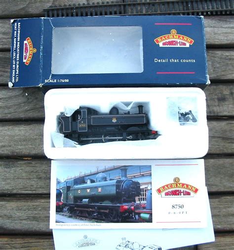 Bachmann 32 201 8750 Pannier Tank `8763` In Br Lined Black