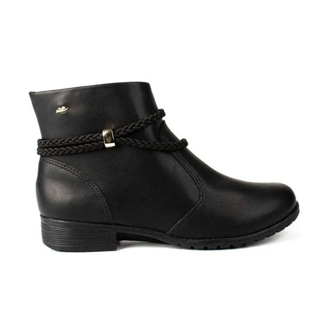 Bota Coturno Feminino Salto Baixo Dakota Costura Cruzada No Shoptime