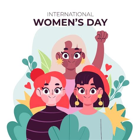 Premium Vector Flat Women S Day Celebration Illustration