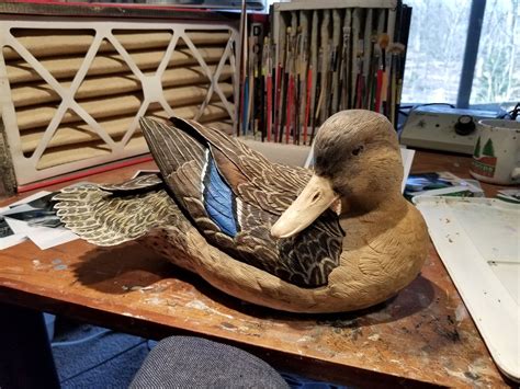 The Wooden Bird Hand Carved Decorative Ducks And Waterfowl Wooden