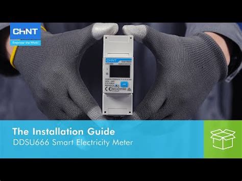 The Installation Guide Ddsu Smart Electricity Meter Youtube