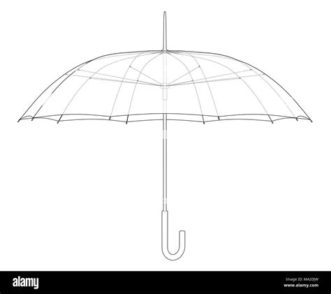 Umbrella Line Drawing Stock Photos And Umbrella Line Drawing Stock Images