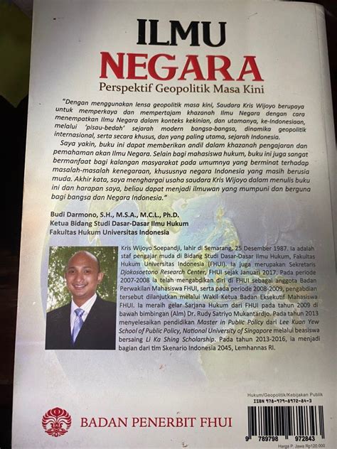 Buku Ilmu Negara Perspektif Geopolitik Masa Kini Ori Gramedia Buku