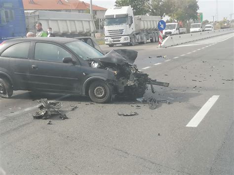 Accident rutier la ieșire din Ovidiu spre Mihail Kogălniceanu două