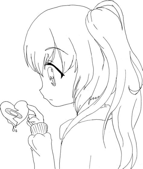 Anime Girl Coloring Pages Educative Printable