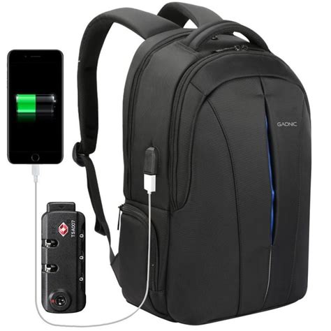 Mochila Gadnic Antirrobo Impermeable Para Notebook Durtom