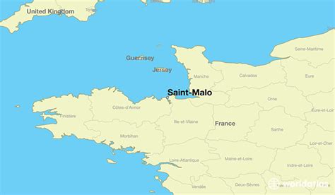 St Malo Map Color 2018