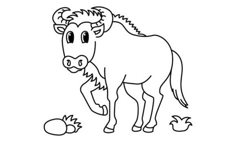 Funny Horse Cartoon Vector Coloring Page Graphic By Ningsihagustin426