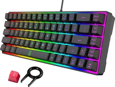 Teclado Gamer Rgb Retroiluminaci N Sensaci N Mec Nica