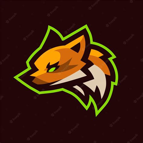 Premium Vector Fox Head Mascot Gaming Logo