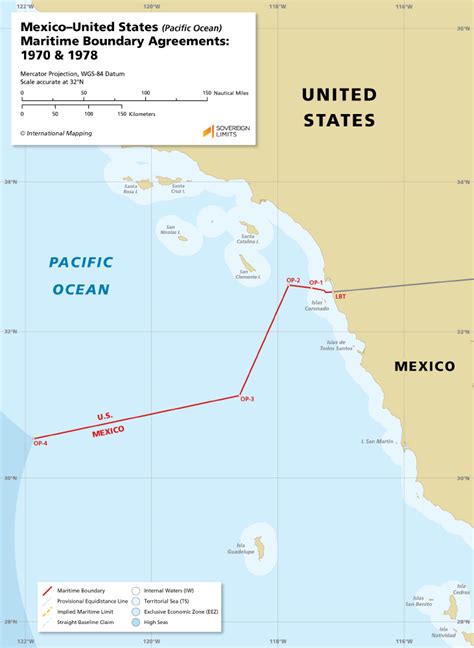 Mexico–United States maritime boundaries | Sovereign Limits