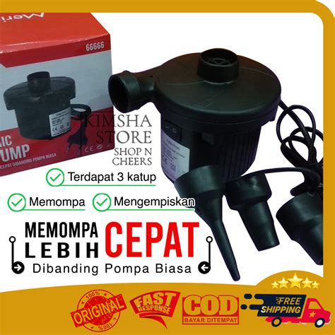 Jual Meriton Pompa Elektrik Listrik Electric Pump Angin Kasur Kolam