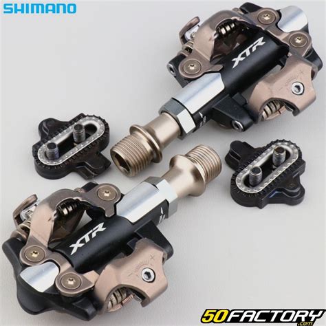 Spd Automatic Pedals For Shimano Xtr Pd M Mountain Bike Black