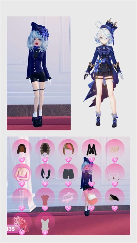 Genshin Impact Furina Dress To Impress Fancy Dress Code Cute