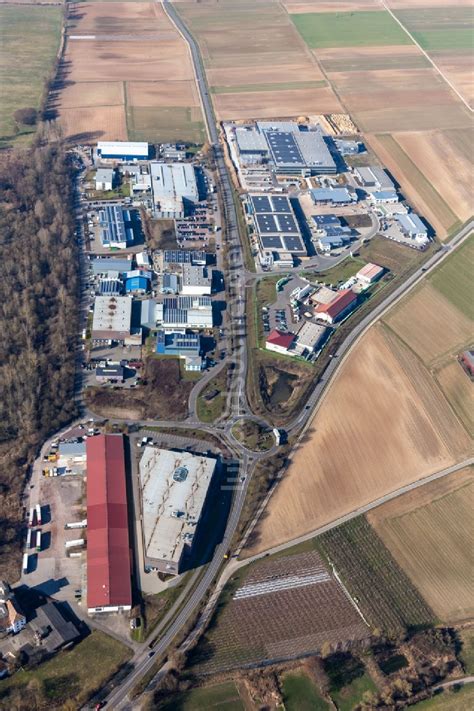 Herxheim Bei Landau Pfalz Aus Der Vogelperspektive Gewerbepark West