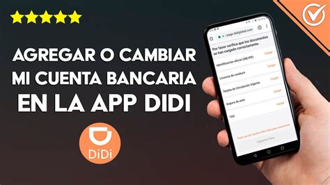 Cómo Agregar o Cambiar mi Cuenta Bancaria en la App DIDI Repartidor