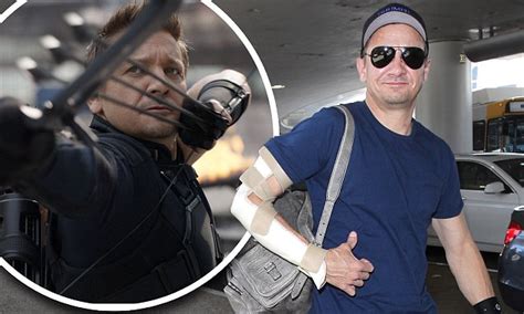 Jeremy Renner broke both his arms filming Avengers stunt | Daily Mail ...