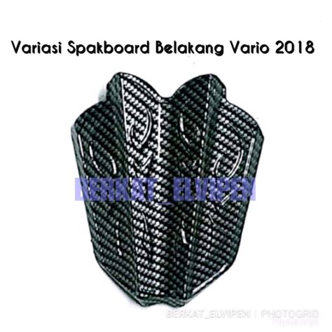 Jual Cover Tutup Spakbor Belakang Honda New Vario 125 150 2018 Carbon