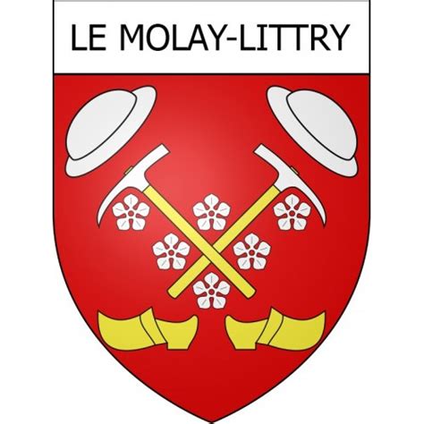 Le Molay Littry 14 ville Stickers blason autocollant adhésif eBay