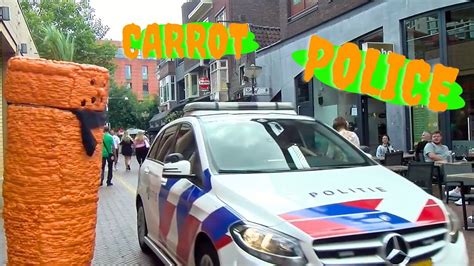 The Carrot Isn T Scared Of The Police Angry Carrot Prank Youtube