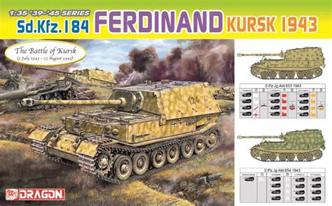 Model Kit military 6726 Sd Kfz 184 FERDINAND KURSK 1943 1 35 Vše