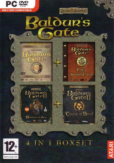 Baldur S Gate 4 In 1 Boxset 2006 Windows Box Cover Art Mobygames