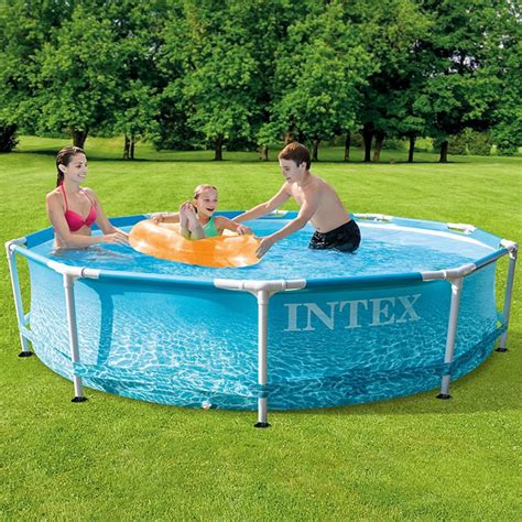 Piscine Tubulaire Intex Metal Frame Oc An X M Pompe