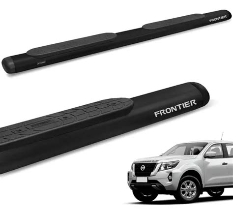 Estribo Lateral Oval Frontier 2021 2022 2023 2024 Preto Frete grátis