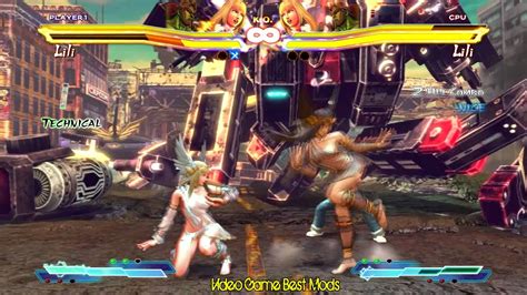 Street Fighter X Tekken Pc Eva 00 Lili Elysium Cosplay Youtube