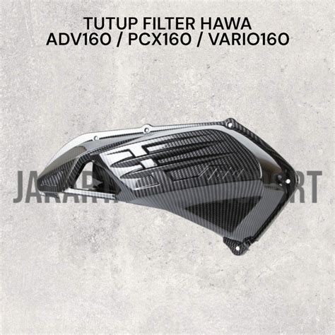 Jual Cover Filter Hawa Pcx Carbon Nemo Tutup Hawa Filter All New