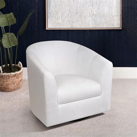 Ariana Degree Swivel Barrel Chairs Swivel Accent Chairs For Living