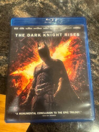 The Dark Knight Rises Blu Ray 883929212552 EBay