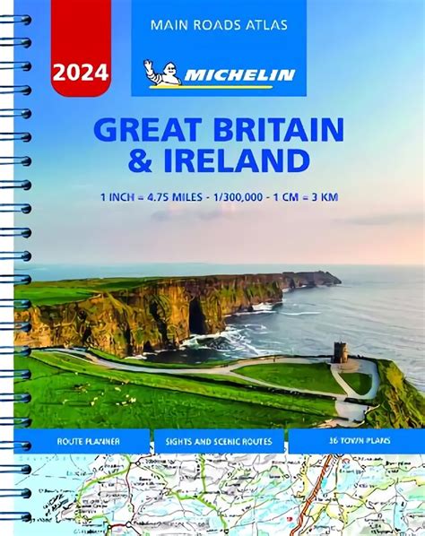 Great Britain Ireland Mains Roads Atlas A Spiral Tourist