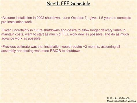 Ppt North Fee Schedule Powerpoint Presentation Free Download Id
