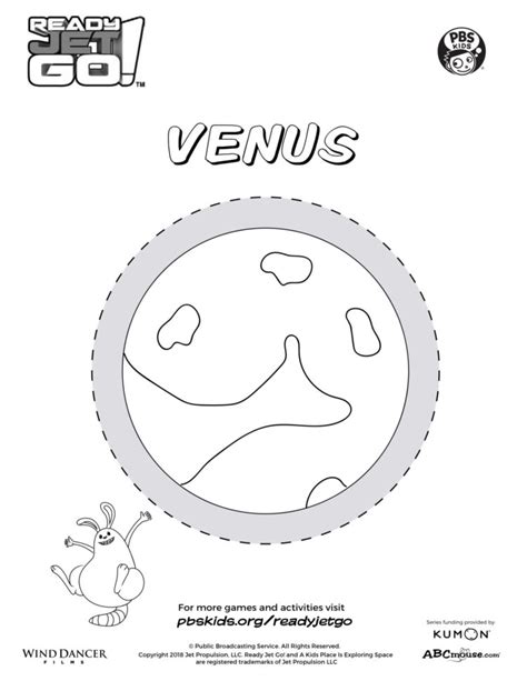 Venus Coloring Page