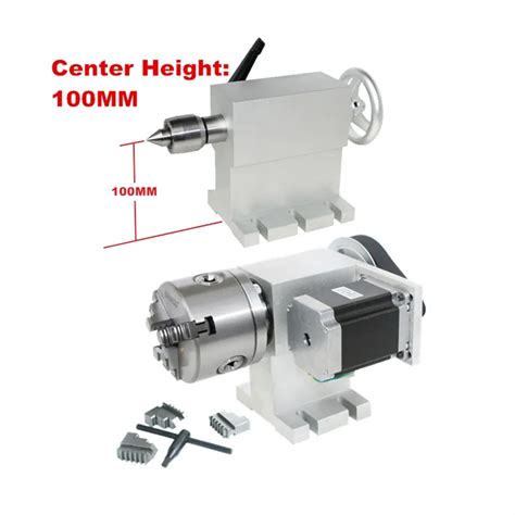 Wholesale Mm Center Height Axis Rotary Cnc With Tailstock And Mt