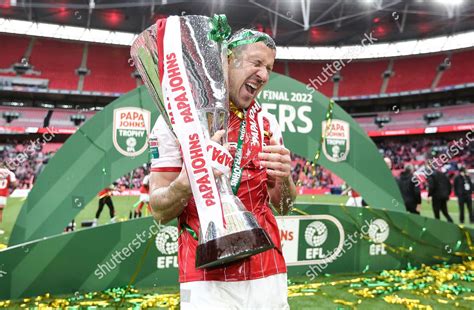 Richard Wood Rotherham United Celebrates Winning Editorial Stock Photo