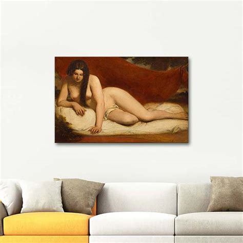 Reclining Female Nude By William Etty As Art Print Canvastar