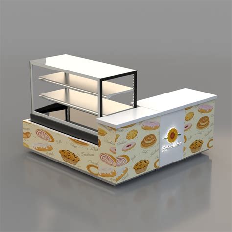 Mini Bread Display Counter Donuts Food Kiosk Design Ideas