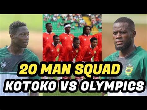 Asante Kotoko Strong Man Squad To Face Great Olympics Youtube