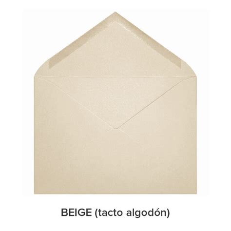 Sobres para invitaciones de boda beige Los colores y texturas más bonitos