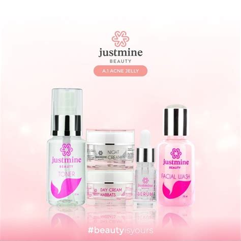 Jual Justmine Beauty Bpom Original Glow Acne Jelly Acne More