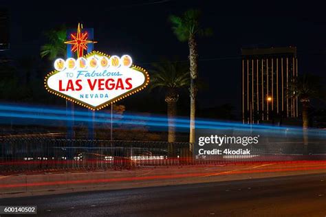 341 Las Vegas Sign Night Stock Photos, High-Res Pictures, and Images - Getty Images