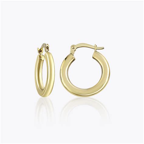 Plain Hoop Earrings Antonius Jewelry