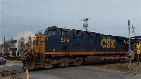 Csx M Headed Southbound In Monroe Nc With Csxt In The Lead